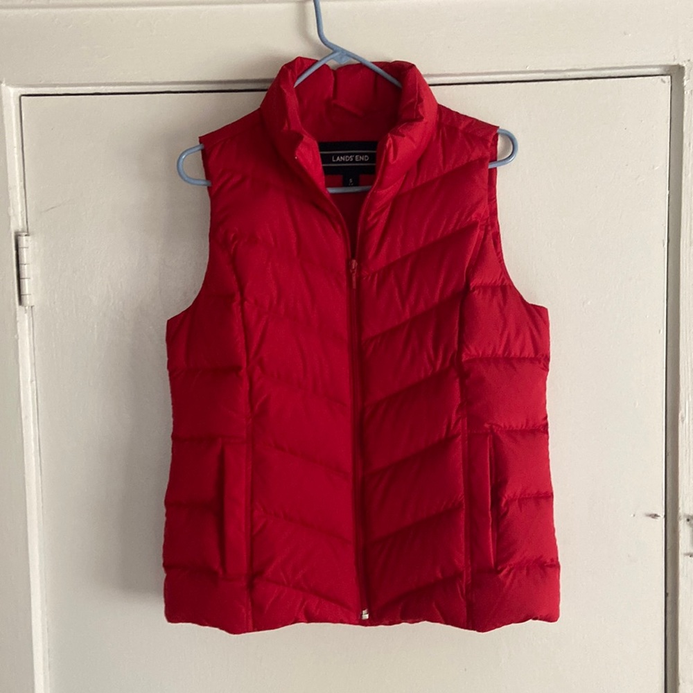 Classic Lands’ End Down Vest - Picture 1 of 3